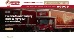 Desktop Screenshot of firemenmovers.com