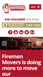 Mobile Screenshot of firemenmovers.com